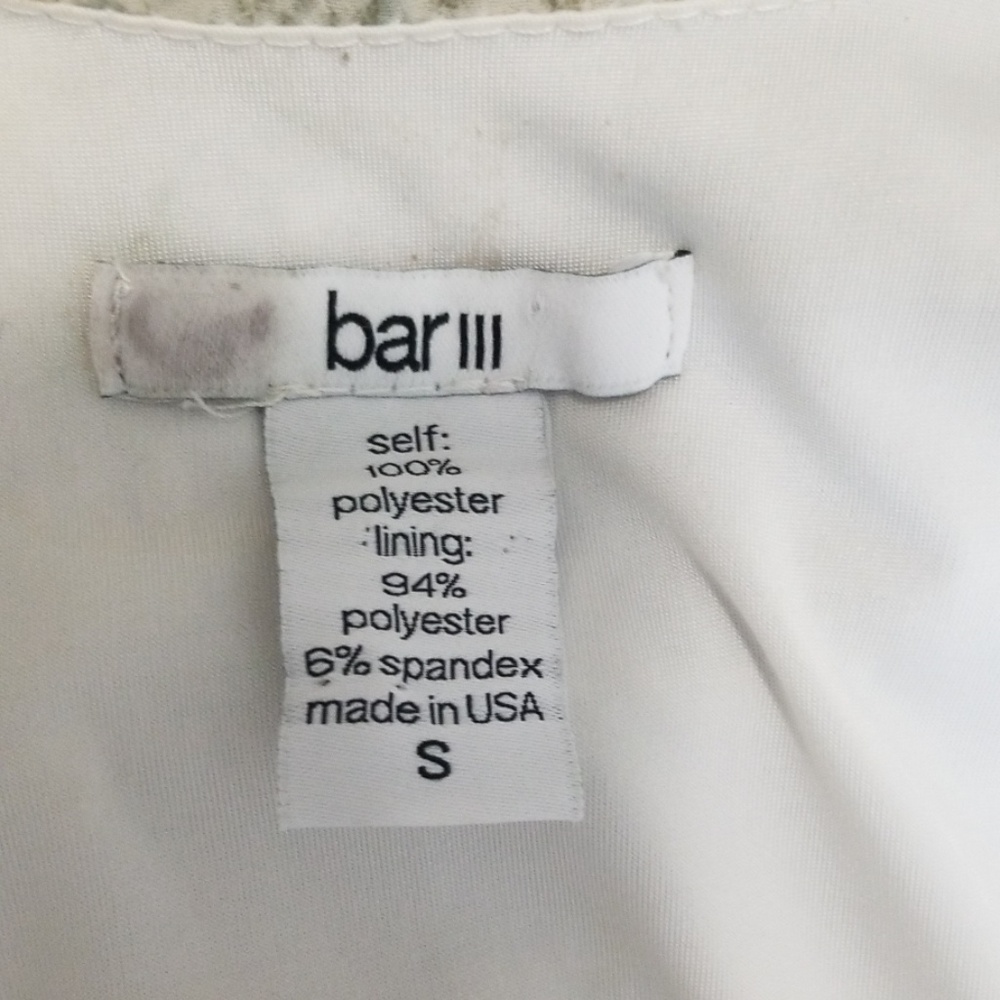 BAR III SNEACK PRINT MIDI WOMEN'S DRESS SIZE M, - Picture 6 of 7